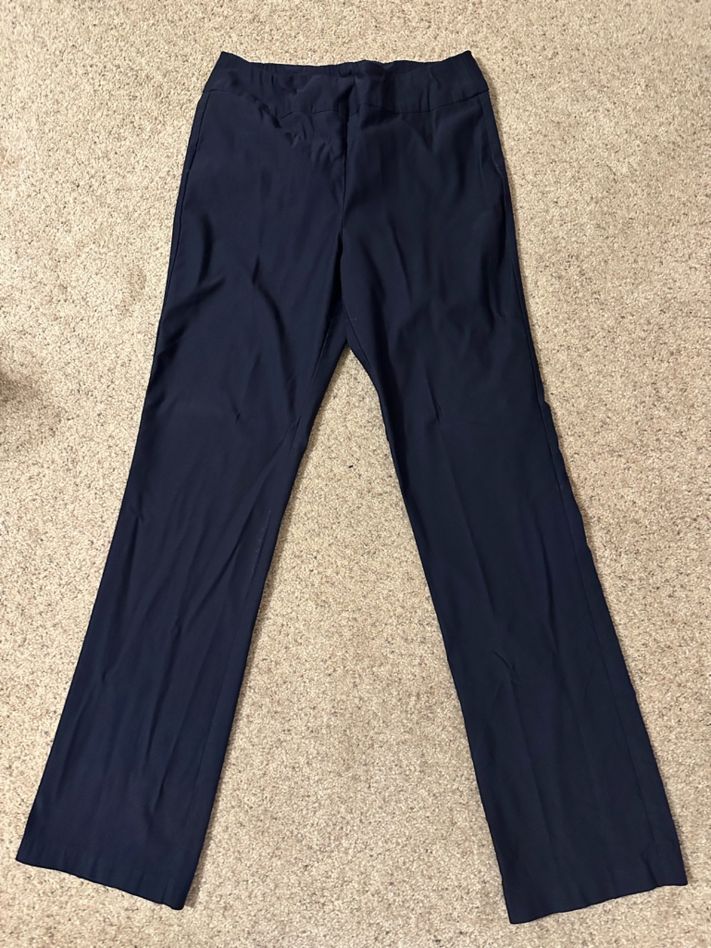 Women’s Navy Straight-Leg Dress Pants